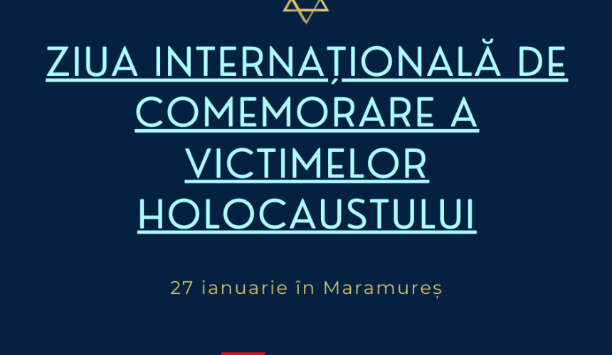 omagiu ziua internationala de comemorare a victimelor holocaustului cu participarea a 11 unitati de invatamant din judet 6799415fd814f