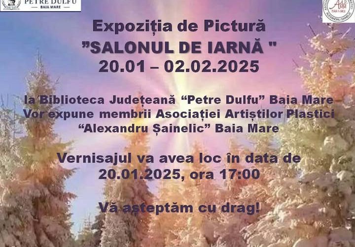 vernisaj expozitie salonul de iarna al membrilor asociatiei artistilor plastici alexandru sainelic 678cdf40db694