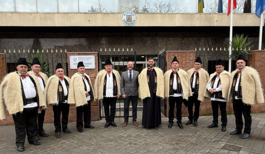 grupul barbatesc din lucacesti i a incantat pe romanii care traiesc in zona madridului 67b30f01d9678