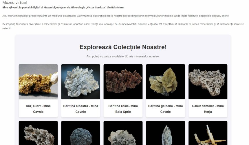 lansare expozitie virtuala la muzeul judetean de mineralogie 67a47f4ee44f3