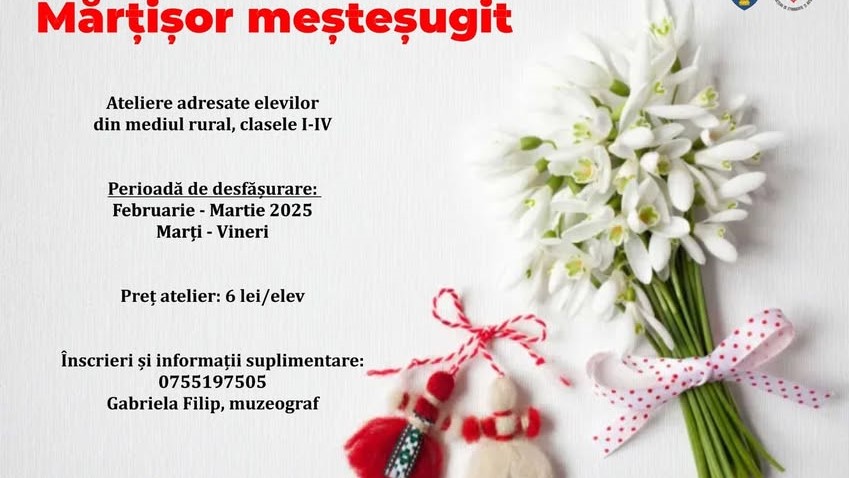 muzeul satului baia mare caravana atelierelor martisor mestesugit 67b461e3a379e