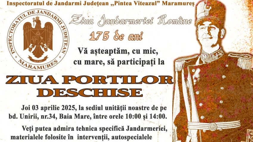 aniversare ziua portilor deschise la jandarmeria maramures 67eb174449a1c