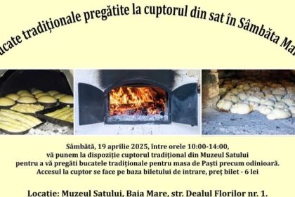 muzeul satului baia mare pune la dispozitie cuptorul traditional pentru pregatirea bucatelor de pasti 67fa2a17bb248