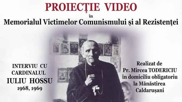memorialul victimelor comunismului si a rezistentei proiectie video interviu cu cardinalul iuliu hossu 68187c86ea8d2