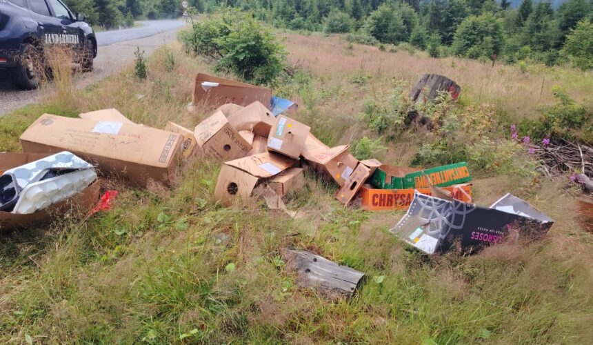 aruncarea deseurilor in natura sanctionata de jandarmii montani de la cavnic 6878b3db82373