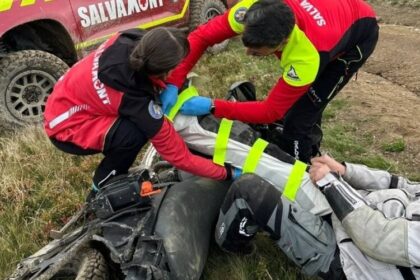 salvamont operatiune in ajutorul unui german care s a accidentat cu motocicleta 68da33c2e5346