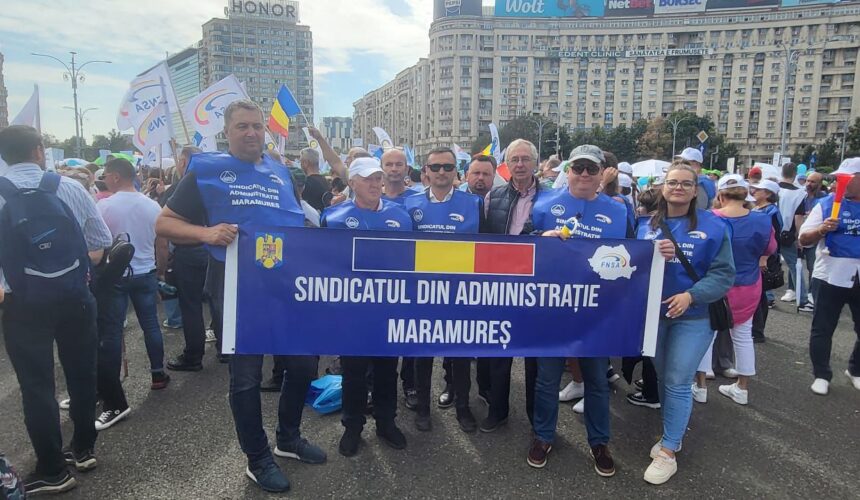 video sute de sindicalisti din administratia publica au protestat in bucuresti 68cafa19a6221