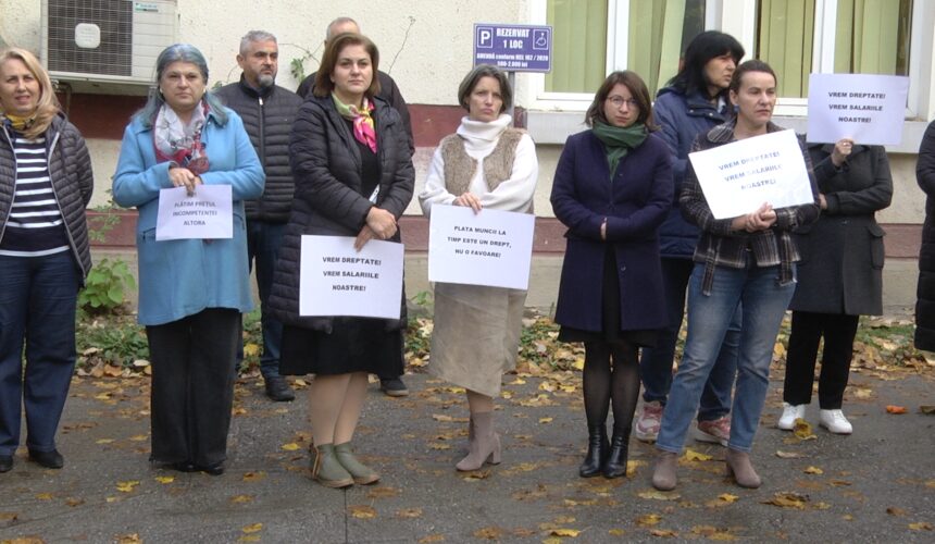 video un nou protest spontan la dgaspc maramures pentru neplata salariilor 6903d838d6449