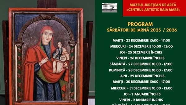muzeul judetean de arta program de sarbatori 694bb589ee9f7