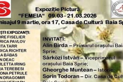 femeia vernisajul expozitiei membrilor asociatiei artistilor plastici alexandru sainelic in baia sprie 69a1cf28c1447