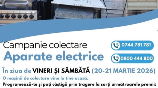 viseu de sus campanie de colectare aparate electrice cu participare la tombola 69b01fb5316ef