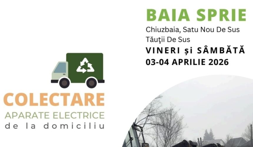 baia sprie campanie de colectare a aparatelor electrice 69ccdb6814a0c