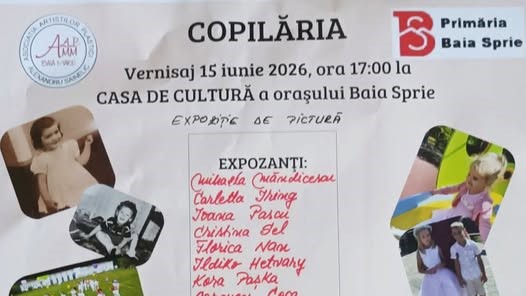 copilaria intr o expozitie la baia sprie invitatie la vernisaj 6a2fdf376fcea