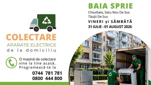 baia sprie o noua campanie de colectare a aparatelor electrice 6a689568518de