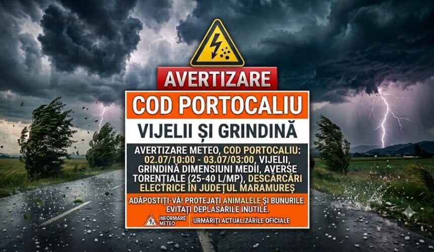 cod portocaliu de intensificari ale vantului averse insemnate cantitativ vijelii si grindina in maramures 6a4626bd3d6d0