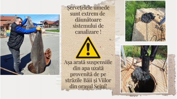 semnal de alarma vital servetelele umede creeaza cele mai mari probleme la sistemul de canalizare 6a648d02b470f