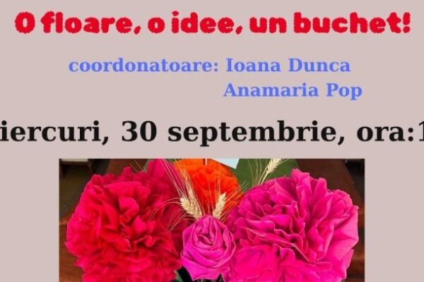 atelier de lucru manual la filiala traian o floare un buchet o idee 6abb81fca8415