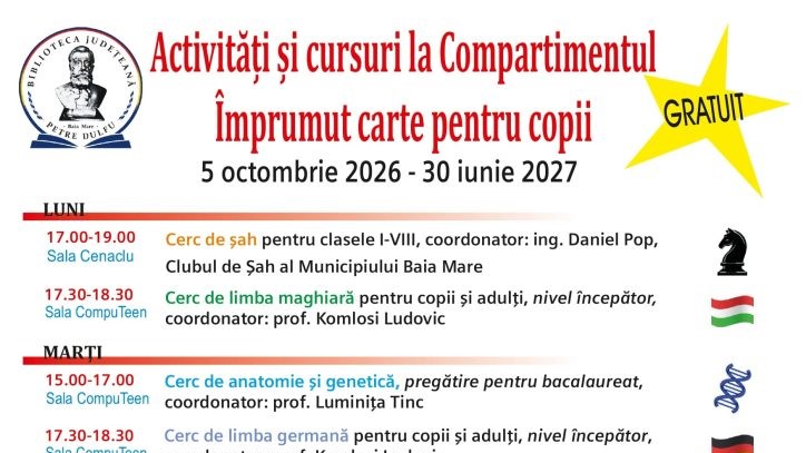 biblioteca judeteana petre dulfu baia mare activitati si cursuri gratuite 6abcfb6f59dc5