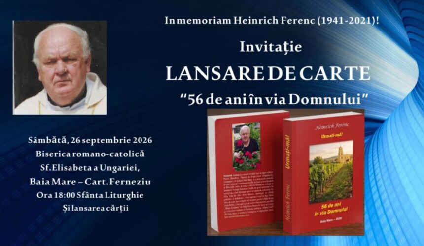 lansare de carte heinrich ferenc 56 de ani in via domnului 6ab63c492cb87
