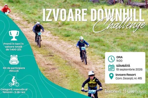 pasionatii de biciclete asteptati la izvoare downhill challenge 6aadaa66406ed