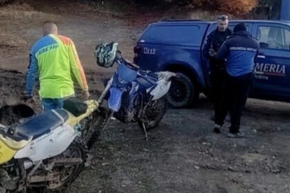 jandarmii montani maramureseni barbati sanctionati pentru patrunderea in fondul cinegetic cu motociclete de cross 6adf4aa398188