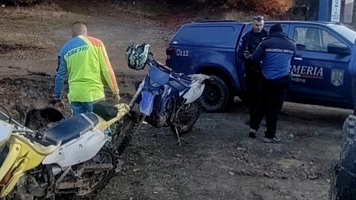 jandarmii montani maramureseni barbati sanctionati pentru patrunderea in fondul cinegetic cu motociclete de cross 6adf4aa398188