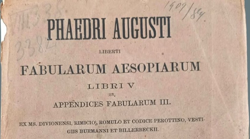 muzeul de istorie si arheologie exponatul lunii octombrie o colectie de fabule 6ac36aee0050d